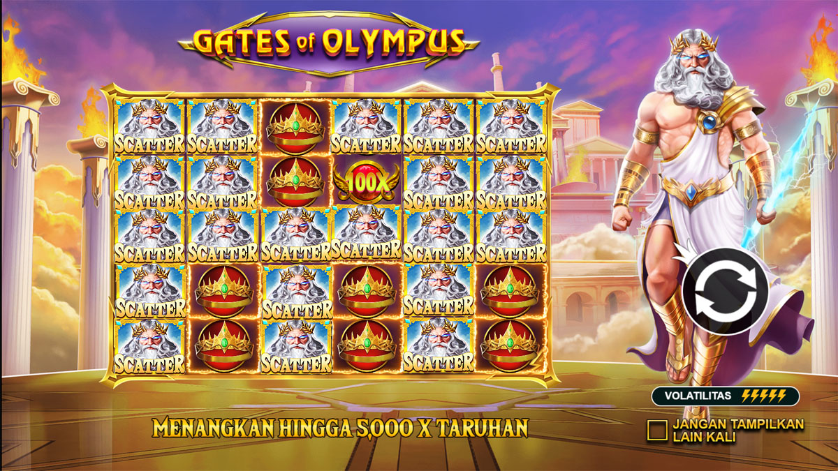 Scatter Akan Muncul Terus Hanya Dengan Pola dan Trik Jitu no 1 Dalam Game Gates Of Olympus